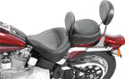 Mustang Motorcycle Solo with Driver Backrest Original — 2000-2015 Harley-Davidson Touring
