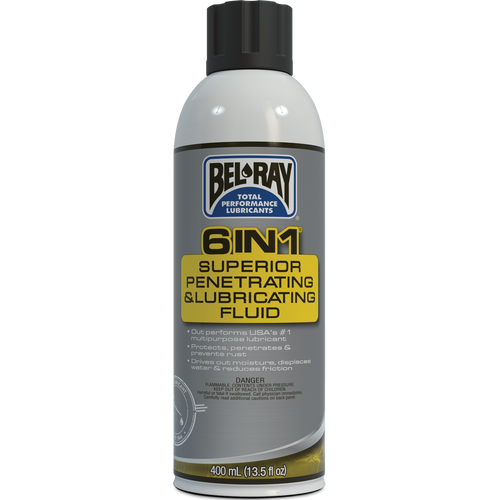 Bel-Ray 6 In 1 Multi-Purpose Lubricant - 400ml (12/Case Sold Ea)