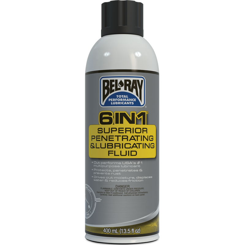 Bel-Ray 6 In 1 Multi-Purpose Lubricant - 400ml (12/Case Sold Ea)
