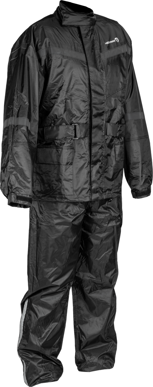 Highway 21 2-Piece Rain Suit - Black LG