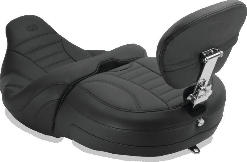 Mustang Motorcycle 1 Piece with Driver and Passenger Backrest Original — 2015-2021 Harley-Davidson Touring