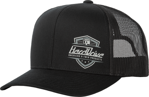 HARDDRIVE SHIELD HAT BLACK OS