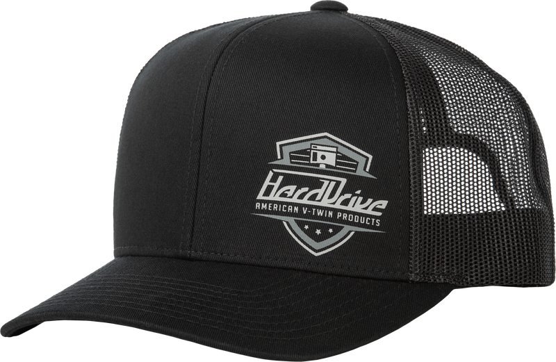 HARDDRIVE SHIELD HAT BLACK OS
