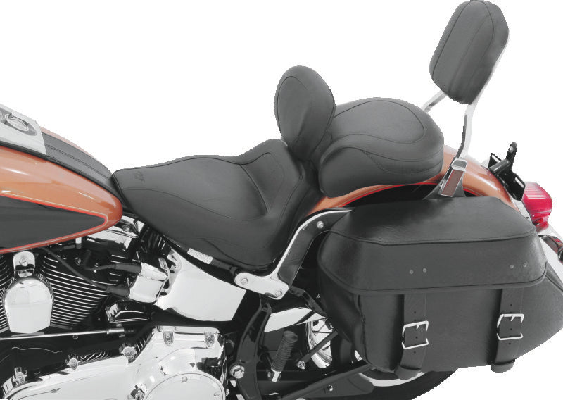 Mustang Motorcycle Solo with Driver Backrest Original — 2000-2015 Harley-Davidson Touring