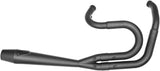 Sawicki 2-into-1 Cannon Exhaust - Big Inch Black - Harley & Indian V-Twin