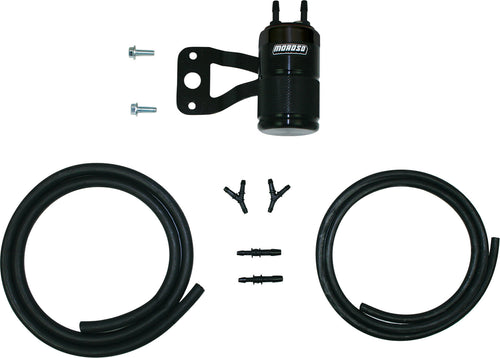 Moroso Air/Oil Separator - Twin CAM W/Stock AIR Cleaner Black