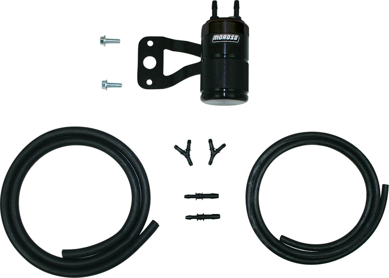 Moroso Air/Oil Separator - Twin CAM W/Stock AIR Cleaner Black