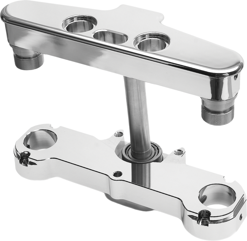 Hawg Halters Inc Raked Triple Trees - Tripple Trees 41mm Chrome Custom