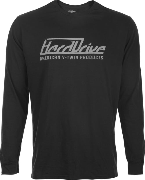 HardDrive Long Sleeve Tee - Black/Grey LG
