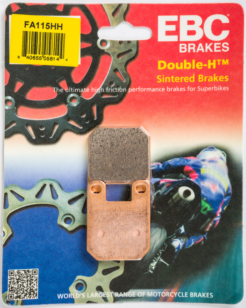 EBC Standard Brake Pads - Fa115hh Double-H Sintered