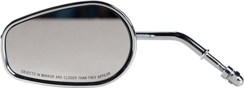 Harddrive OEM Style Tapered Mirror - OE Style Tapered Short Stem Chrome