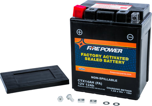 Fire Power Factory Activated Sealed Battery - Ctx14ah Sealed Factory Activated