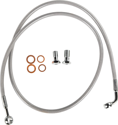 Goodridge Econoline Brakeline Kit - Front Single KIT Flst 2009-2010 Flstc 1986-…