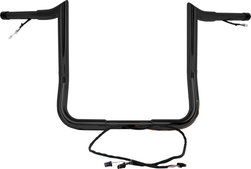 Baggernation Pre-Wired Monkey Bagger Bars - BAR Prewired Satin Black `2014-2023…