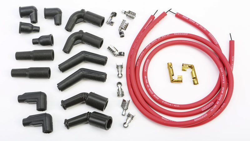 Moroso High Performance Ultra 40 Ignition Wire - 40/SET RED 1978-1983 Universal