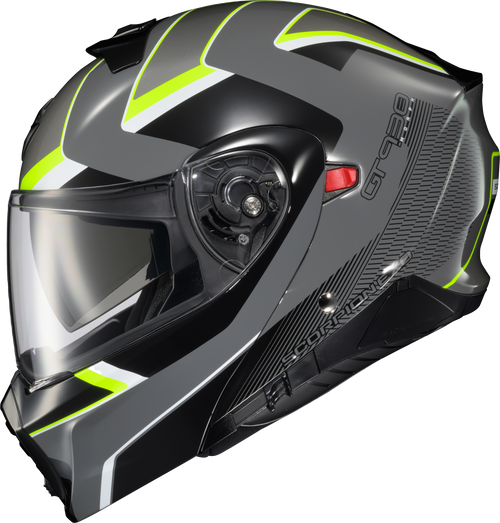Scorpion EXO EXO-GT930 Transformer Helmet - Morph Grey/HI-VIZ LG