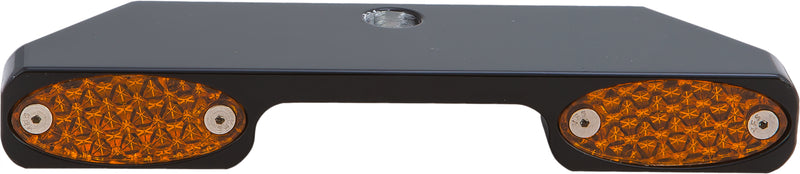 Pro One Turn Signal Bar - W/Amber LED Narrow Glide BLK