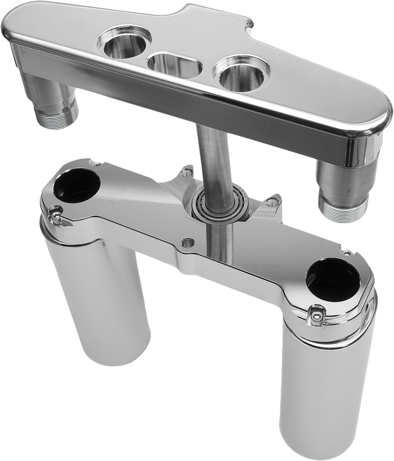 Hawg Halters Inc Raked Triple Trees - Tripple Trees 41mm Chrome Custom