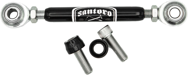 Santoro Fabworx Shift Linkage - MID-Ctrls Black M8 Softail