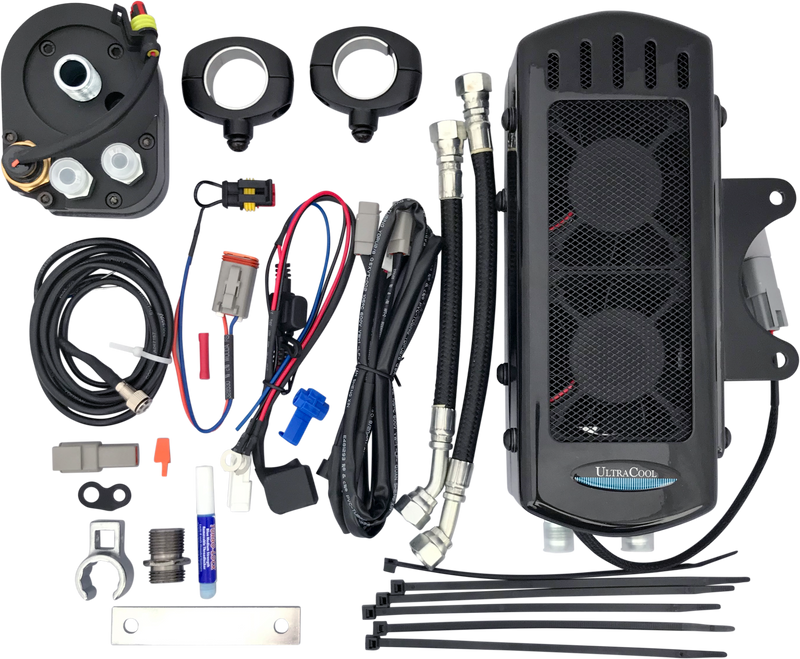 Ultracool TC Side Mount Oil Cooler - Touring `2009-2016 Gloss BLK
