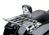 Cobra Detach Big-A Flat Luggage Rack - Chrome - 602-2601 - Harley Touring 1997-2008