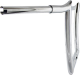 Baggernation OEM Monkey Bars Chrome Handlebars - OEMB125-12 C - Harley Touring & Road King