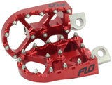 Flo Motorsports BMX Style Footpegs - Red - Harley & Indian V-Twin