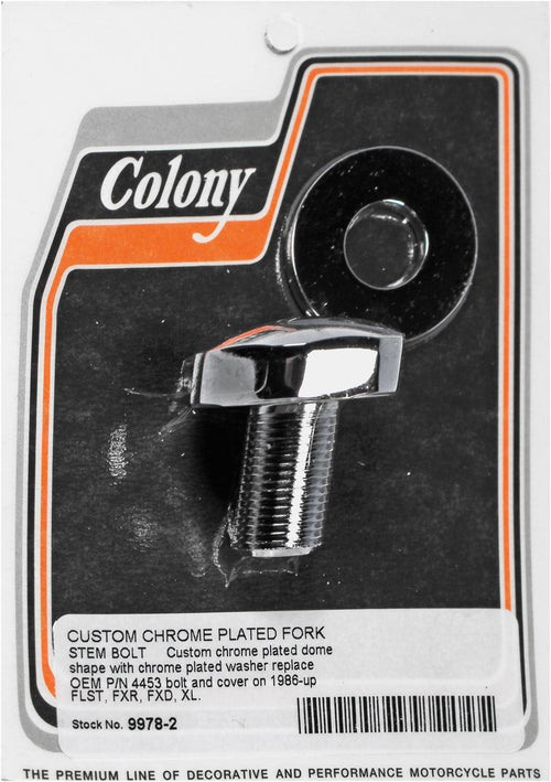 Colony Machine Fork Stem Bolt - Flst FXR FXD XL 86-UP