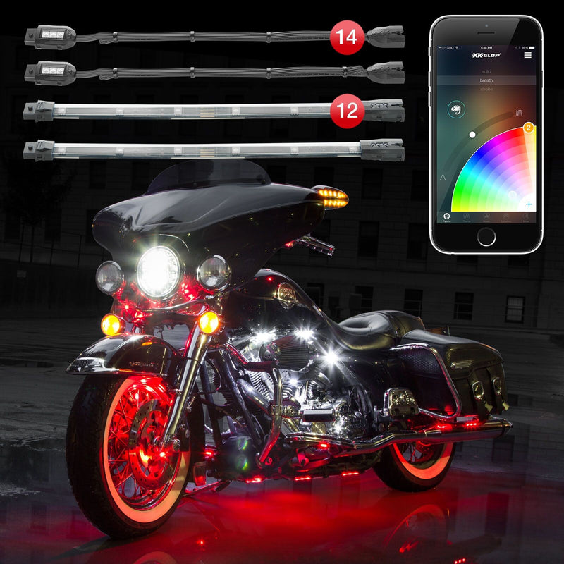 Xk Glow Chrome LED Accent Light Kit - APP KIT 26pc