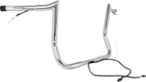 Baggernation Pre-Wired Monkey Bagger Bars Chrome - Harley Touring & Trike