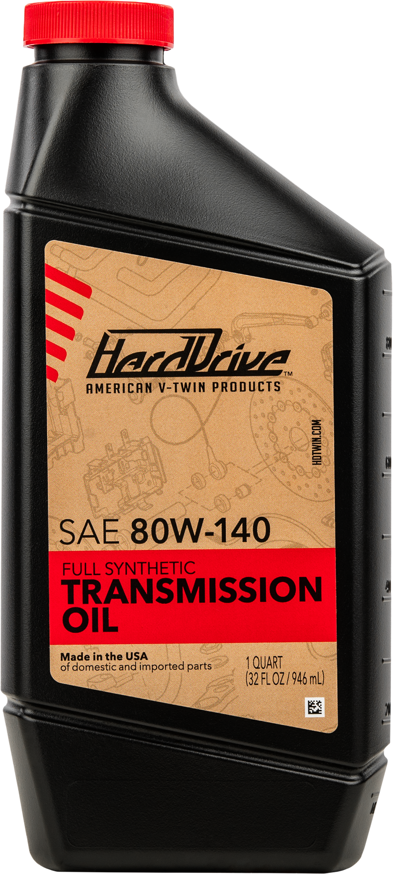 Harddrive Transmission Oil - 80w140 1 QT (12/Case Sold Ea)