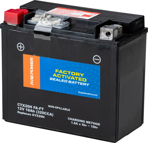 Fire Power Factory Activated Sealed Battery - Ctx20h (fa) FT Sealed Factory Act…