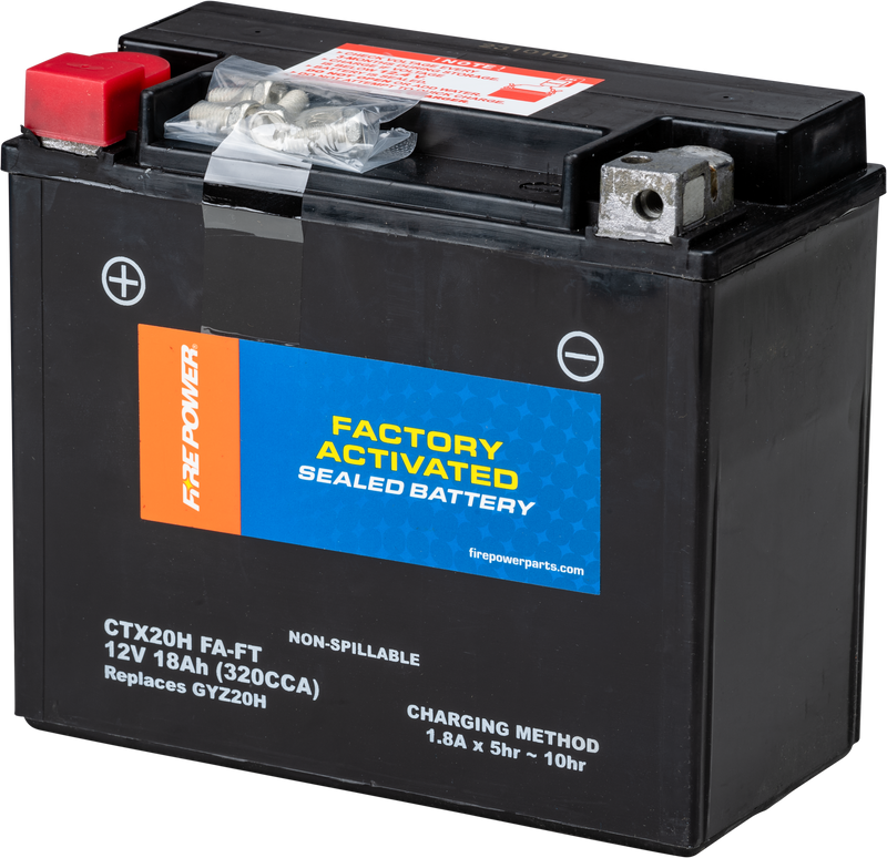 Fire Power Factory Activated Sealed Battery - Ctx20h (fa) FT Sealed Factory Act…