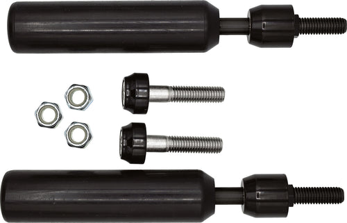 Santoro Fabworx Shock Mount Sliders - Black Dyna 2009-2017