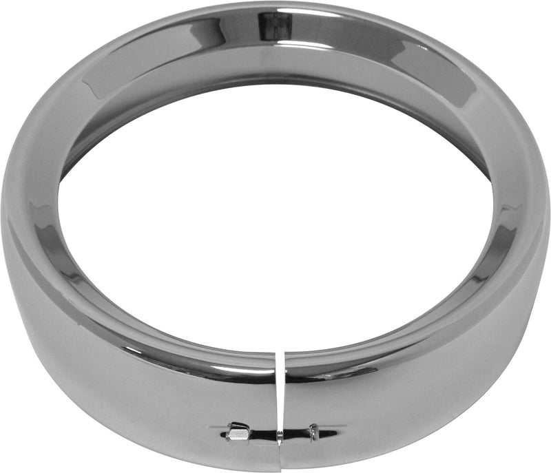 Harddrive Frenched Headlight Trim Ring - Chrome 7 Clamp Style