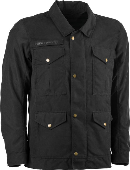 Highway 21 Winchester Jacket Black Medium - Harley & Indian V-Twin