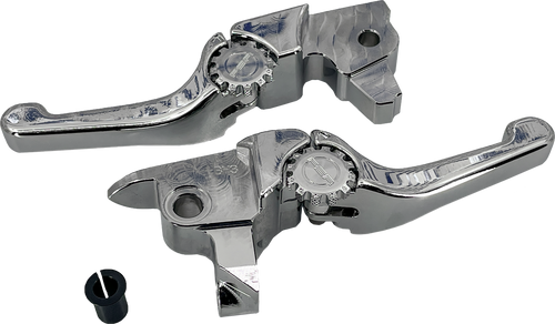 PSR Anthem Shorty Lever Set - Chrome FLT 2017-2020 Hydraulic Clutch