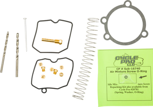 Cycle Pro CV Carburetor Recalibration Kit - Carb Recalibration Tuner KIT W/Gask…
