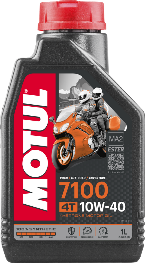 Motul 7100 4T Oil - Synthetic OIL 10w40 1l