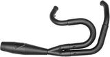 Sawicki 2-into-1 Shorty Cannon Slip-On - Big Inch Black - Harley Dyna