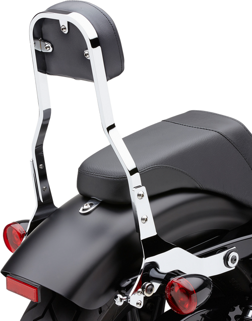 Cobra Detachable Backrest Short Chrome Softail 00-06