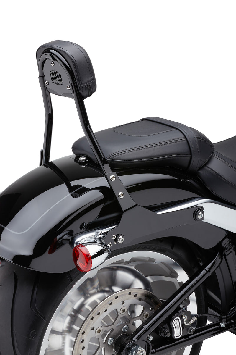 Cobra Detach backrest short - Round Black Flsb 2018-2025