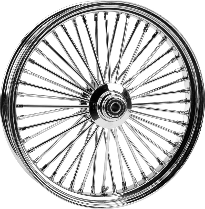 Harddrive Front Spoke Wheels - 48-SPK SD Chrome 23x3.5 Wide-HUB 25m AXL 00 LTR