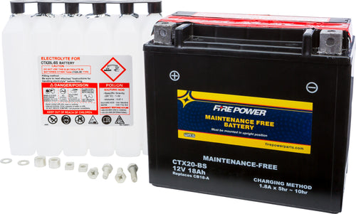 Fire Power Maintenance Free Sealed Battery - Ctx20-BS Maintenance Free