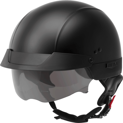 GMAX HH-75 Half Helmet - Matte Black XS