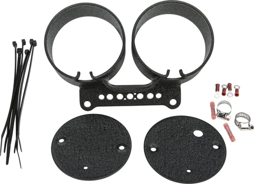 Harddrive Dual Gauge Mount Bracket Kit - Black