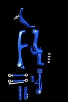 VTWIN BIKERS Mid Controls Kit — Harley-Davidson Low Rider S / ST & Fat Bob 2018-2026, Blue Anodized