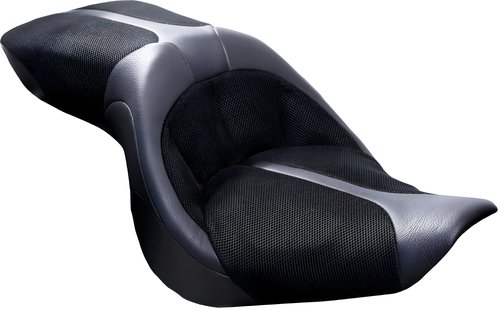 Danny Gray TourIST 2-Up Air-2 Seat - Fxst `06-`10, Flstf/B `2007-2017 — Harley-Davidson Softail Fat Boy, Softail Fat Boy Lo, Softail (2006-2017)