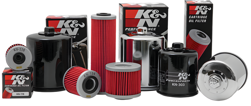 K&N Oil Filter - Black — Harley-Davidson Sportster 1200 Custom, Sportster 883, Sportster 883 Hugger (1980-2022)