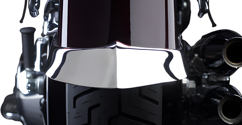 National Cycle Cast Fender Tip - Rear TIP Chrome — Harley-Davidson Softail Fat Boy, Softail Fat Boy Lo (2007-2013)
